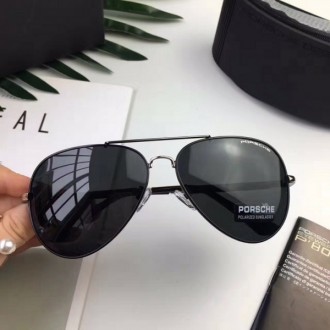 Porsche Design Black Lens Sunglasses Polarized Black