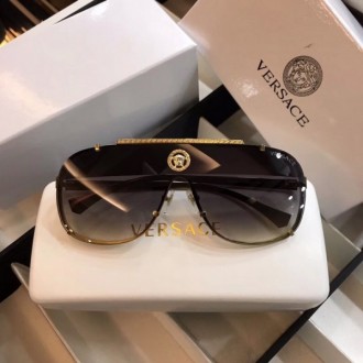 Versace VE2612 Sunglasses Metal Glasses Legs Brown