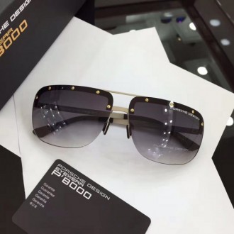 Porsche Design Gold Deep Black Sunglasses