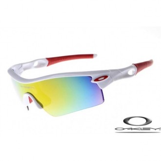  Oakleys Radar Path Sunglasses White Frame Fire Lens For Sale
