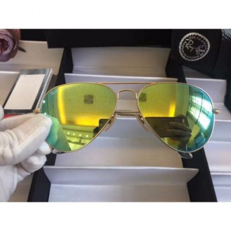 Men's Women's Ray Ban aviator Sunglasses Light Green