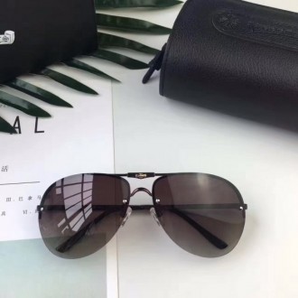 Chrome Hearts Aviator Polarized Sunglasses Brown Lenses