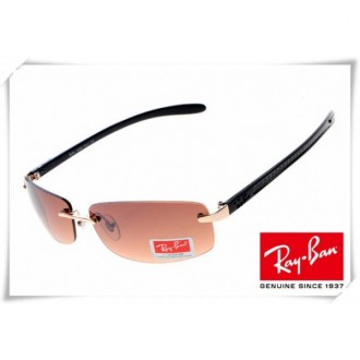 Ray Ban RB8304 Tech Sunglasses Black Frame Brown Gradient Lens
