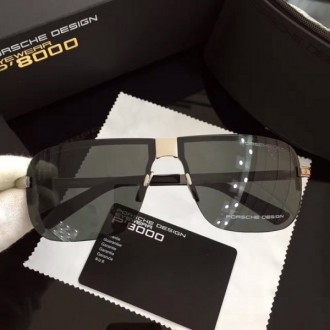Porsche Design Sunglasses Foldable Eyewear Silver Gray