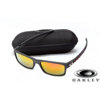  oakley currency sunglasses Black Frame Fire Yellow Lens OAKLEY201567311
