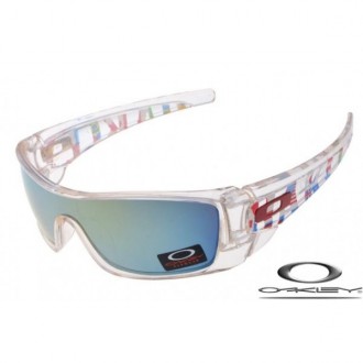 Oakley Fuel Cell Sunglasses Transparent Frame Blue Gray Lens OAKLEY20156381