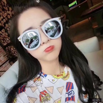 Women's Karen Walker 1505 Oversized Eyewear White