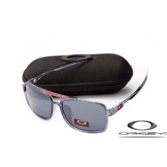 Oakley Men's Deviation Square Sunglasses Transparent Gray Frame Gray Lens OAKLEY20156438