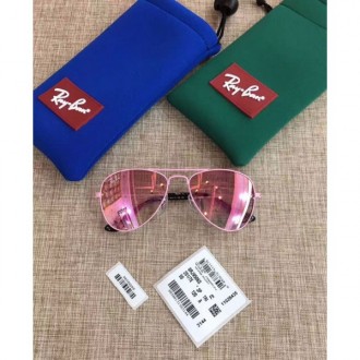 Men's Women's Ray Ban Polarized Aviator Sunglasses Pink