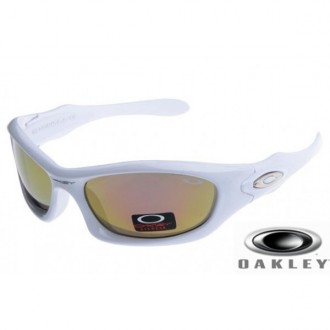  Oakley Monster Dog sunglasses Polishing White Frame Fire Yellow Lens OAKLEY201567405