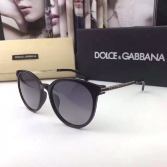 Womens Dolce amp; Gabbana Sunglasses Dark Black