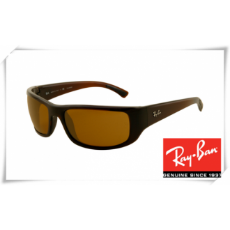 Ray Ban RB4176 Sunglasses Dark Blue Frame Green Lens
