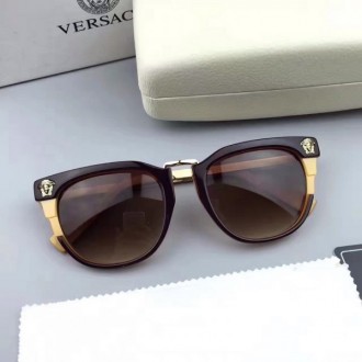 Versace VE5368 Medusa Sunglasses Brown Lenses Orange Frame