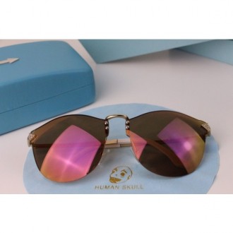 Karen Walker Fashion Sunglasses Rimless Rose Red