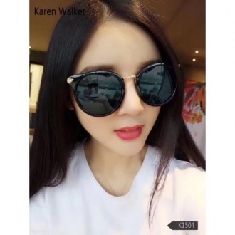 Women's Karen Walker 1504 Oversized Eyewear Black