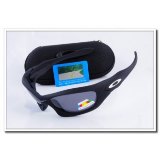 Cheap Oakley Straight Jacket Polarized Sunglasses Black Frame Slate grey Iridium Lens Sale