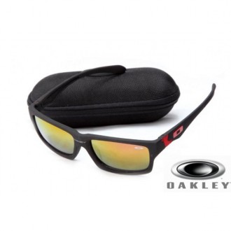  Oakley Jupiter Squared sunglasses Jet Black Frame Fire Yellow Lens OAKLEY201567391