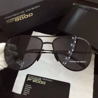Mens Porsche Design P2430 Sunglasses Black