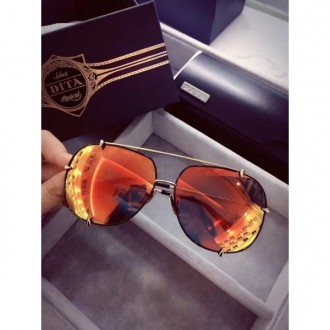 Men's Women's Dita Limited Edition Sunglasses Orange Mirror