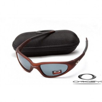 Oakley Minute Sunglasses Brown Frame Gray Iridium Lens OAKLEY20156279