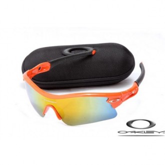  Oakley Radar Path sunglasses Polishing Orange Frame Yellow Iridium Lens