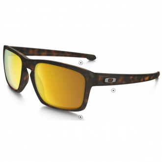 Oakley Sliver Sunglasses Matte Brown Tortoise Frame Fire Iridium Lens