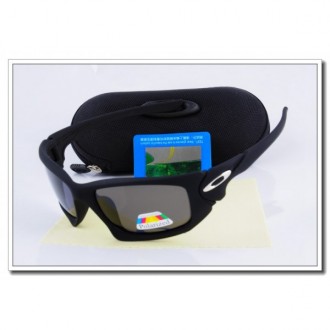 Cheap Oakley Scalpel Polarized Sunglasses Black Frame Slate grey Iridium Lens Sale