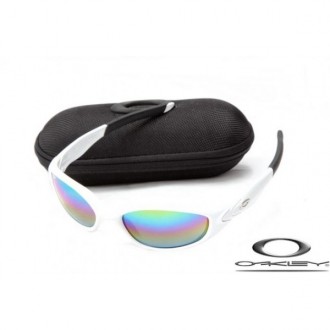 Oakley Straight Jacket Sunglasses White Frame Colors Iridium Lens OAKLEY20156212