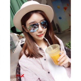 Chrome Hearts Chuntepar Aviator Sunglasses Blue Lenses