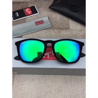 Ray Ban RB4187F Green Lenses Men Colorful Sunglasses