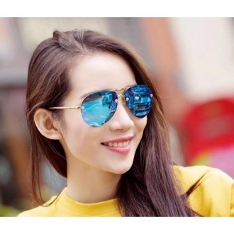 Women's Chrome Hearts Fashion Sunglasses Blue Lenses