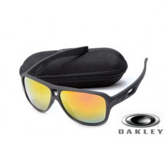  oakley dispatch II sunglasses Matte Black Frame Fire Yellow Lens OAKLEY201567289