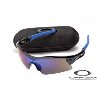 Oakley Radar Path sunglasses Polishing Black Frame Dark Blue Lens