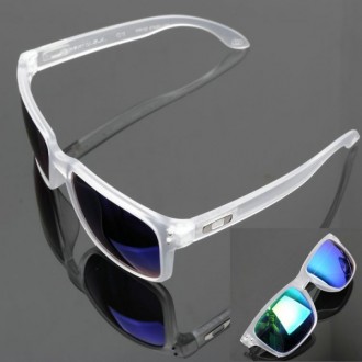 Oakley Holbrook Sunglasses White Frame Ice Blue Lens