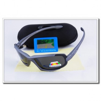 Cheap Oakley Polarized Sunglasses stone blue Frame Slate grey Iridium Lens Sale