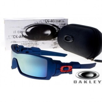  Oakley Oil Rig sunglasses Blue Frame Ice Blue Lens OAKLEY201567241