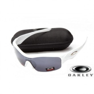  Oakley Straight Jacket Sunglasses White Frame Gray Lens OAKLEY201567210
