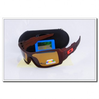 Cheap Oakley Oil Rig Polarized Sunglasses Chocolate Frame tawny Iridium Lens Sale
