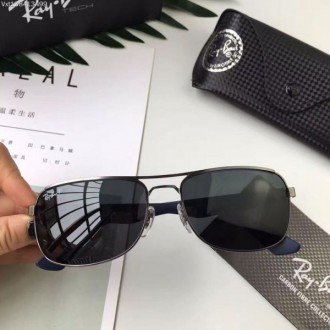 Men's Women's Ray Ban Superstar Sunglasses Black Lenses Blue Frame