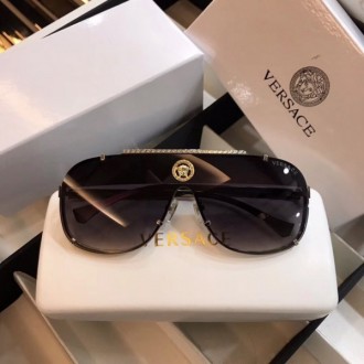 Versace VE2612 Sunglasses Metal Glasses Legs Light Black