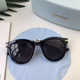 Women's Karen Walker Polarized Eyewear 1892 Black Lenses