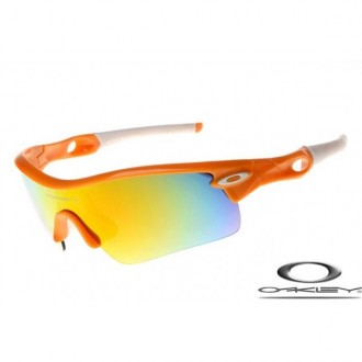 Oakley Radar Path Sunglasses Polishing Orange Frame Yellow Blue Iridium Lens OAKLEY20156238