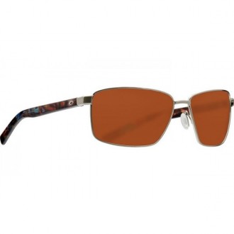 Costa Ponce Brushed Silver Sunglasses