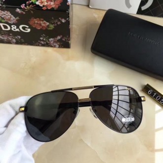 Women's Dolce amp; Gabbana DG D6105 Sunglasses Dark Black