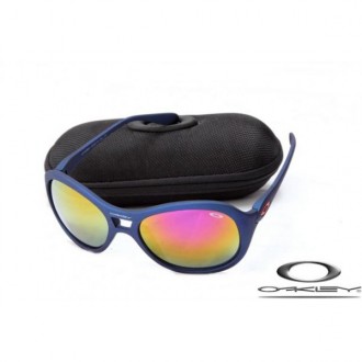 Oakley Vacancy Sunglasses Frosting Blue Frame Fire Yellow Iridium Lens OAKLEY20156182