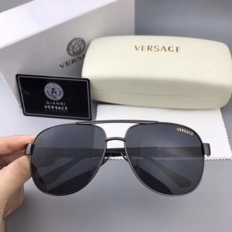Versace VE0809 Fashion Sunglasses All Black Lenses