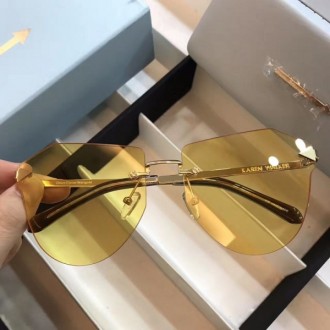 Authentic Karen Walker Jelly Sunglasses Light Yellow Lenses