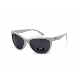 Oakley Forehand Women's Sunglasses White Frame Gray iridium Lens