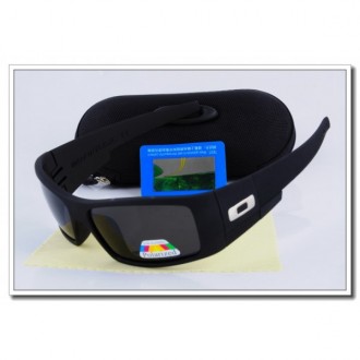 Cheap Oakley Oil Rig Polarized Sunglasses Black Frame Slate grey Iridium Lens Sale