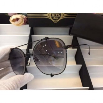 Men's Women's Dita Aviator Gradient Sunglasses Black